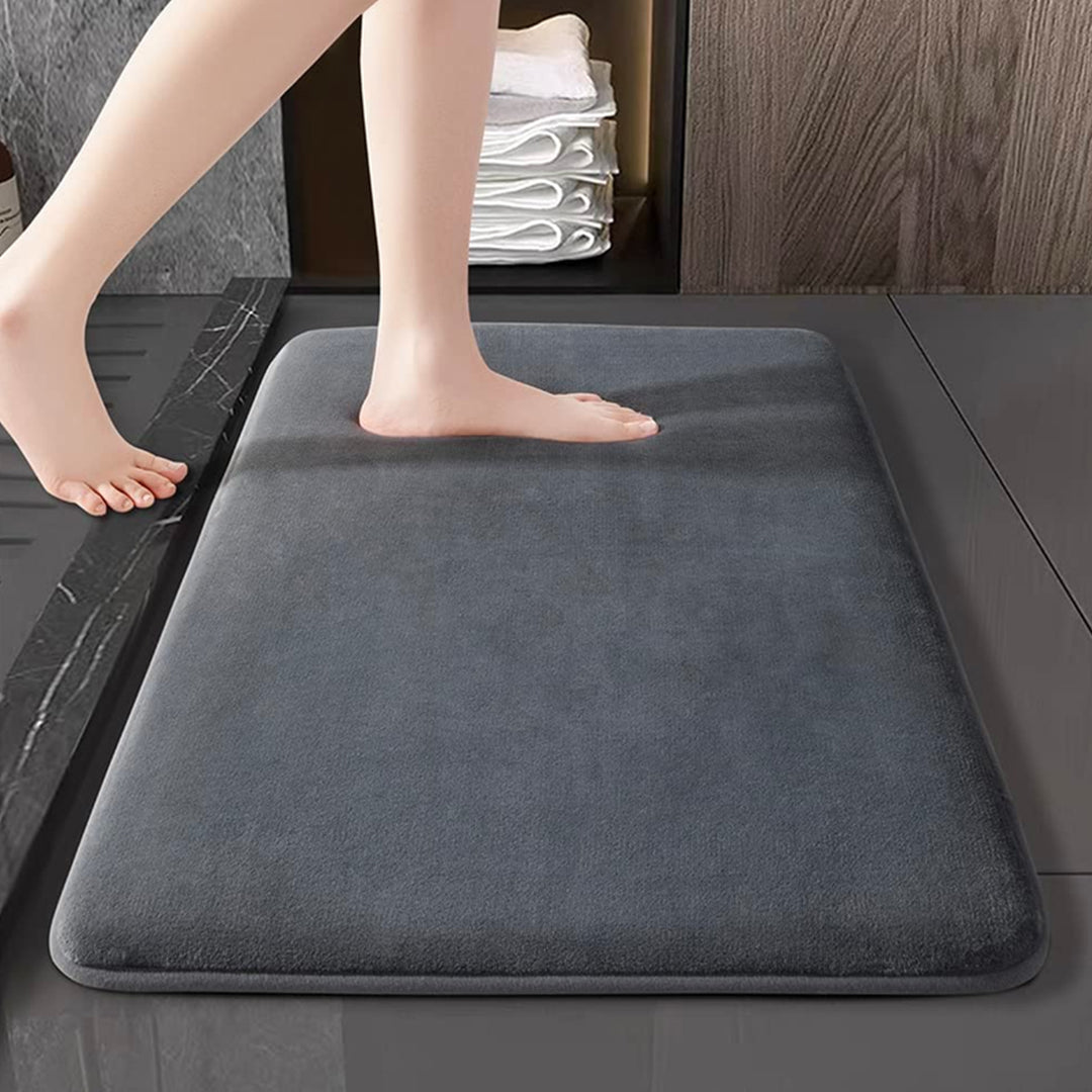 Tapis de bain anti-humidité absorbant tendance - séchage rapide